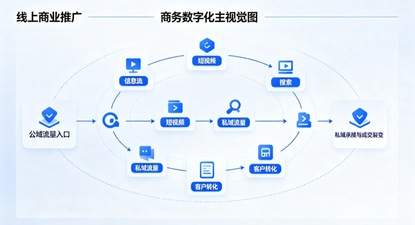 茶陵县线上商业推广怎么做？全域流量闭环搭建与低成本转化实战指南